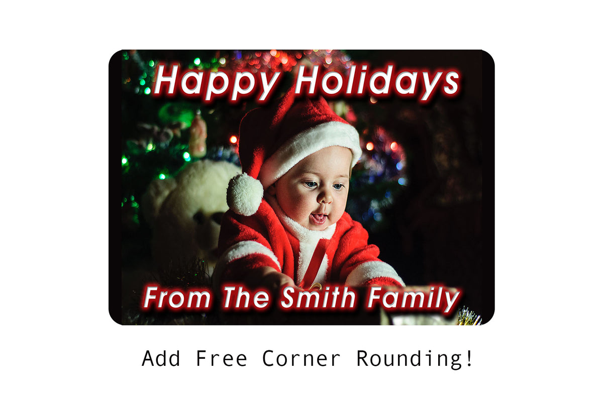 Upload and Print your own 5x7 Christmas Cards for the Holiday Season on Heavy Card Stock - 25 Pack