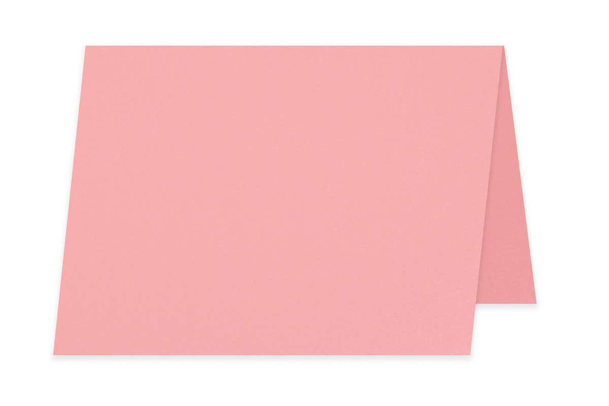 Blank A1 Folded Discount Card Stock - Pink