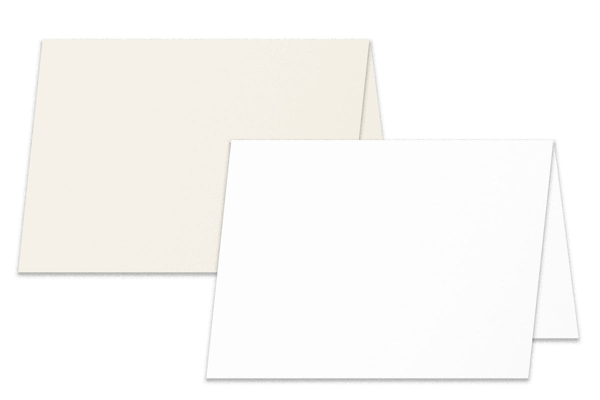 Blank 4x6 inch Folded Discount Card Stock 