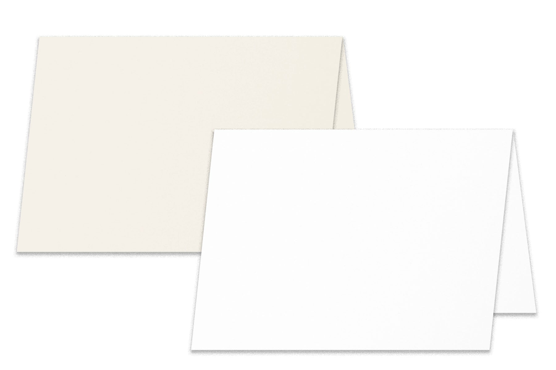 BULK Blank Cougar WHITE 4x6 Folded Discount Card Stock