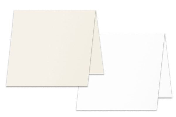 Ivory Folded mini cards for gift tags, florist notes, and more ...