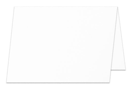 Thick Blank Lynx WHITE A2 Folded 120 lb Discount Card Stock