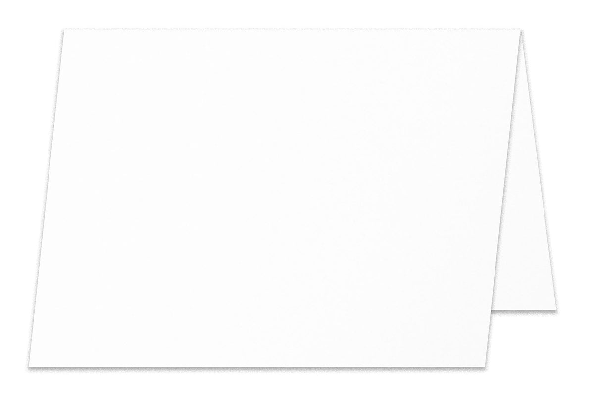 Bulk White A9 Folded Discount Card Stock