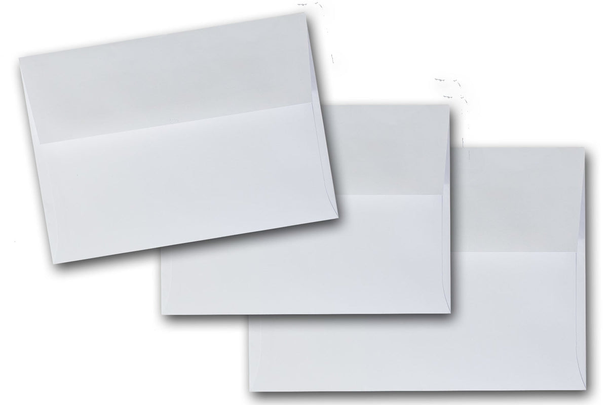White A7 envelopes