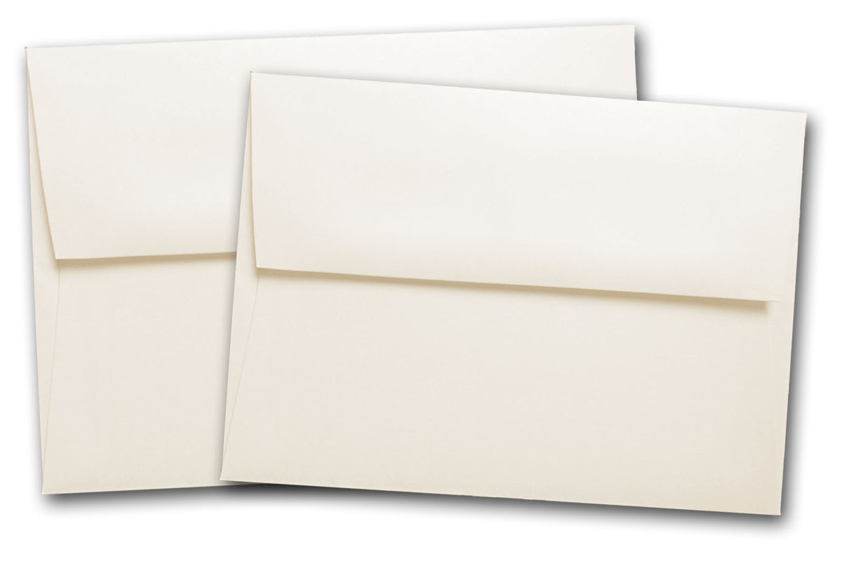 Shimmery Curious Metallic White RSVP A1  Envelopes 