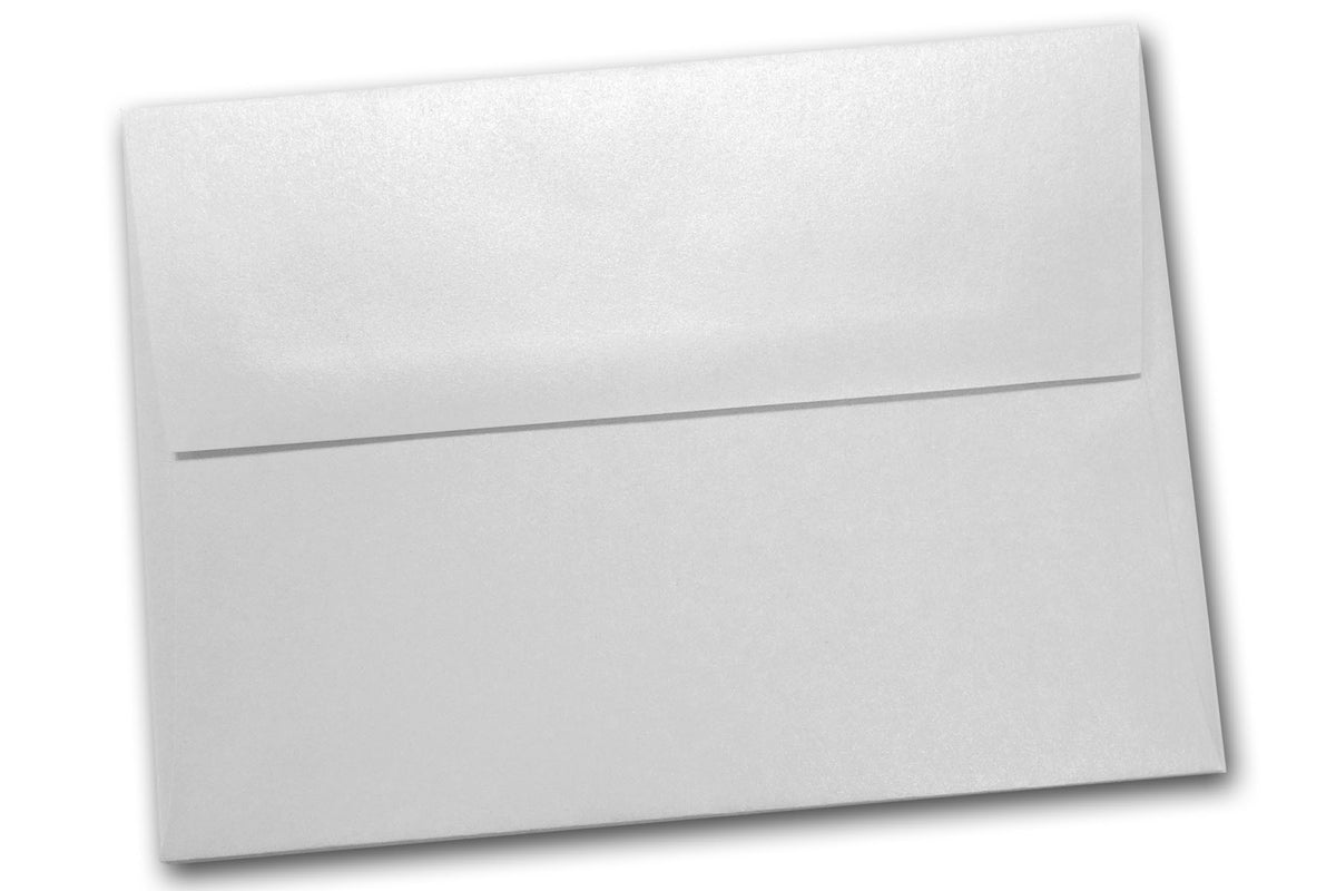 Shimmery Stardream Metallic Crystal White 5x7 A7 Discount Envelopes