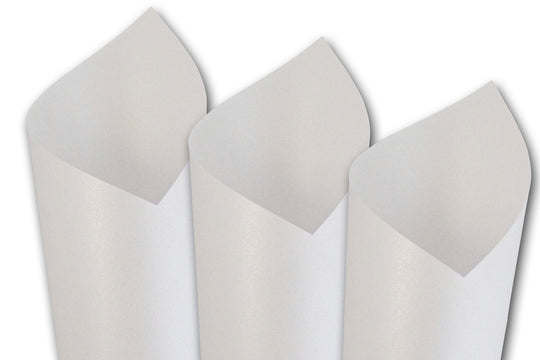 Stardream Metallic CRYSTAL (white) 105 lb Card Stock