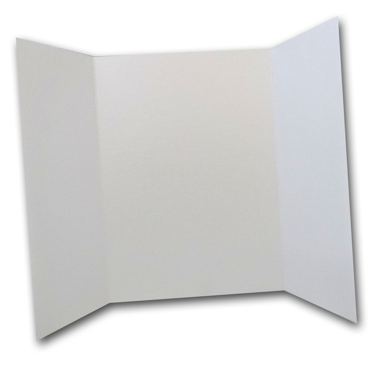 Shimmery White 5x7 Gatefold Discount Card Stock DIY Invitations