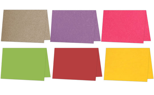 DCS Blank Assorted A2 Folded Discount Card Stock + Envelopes - 50 pack