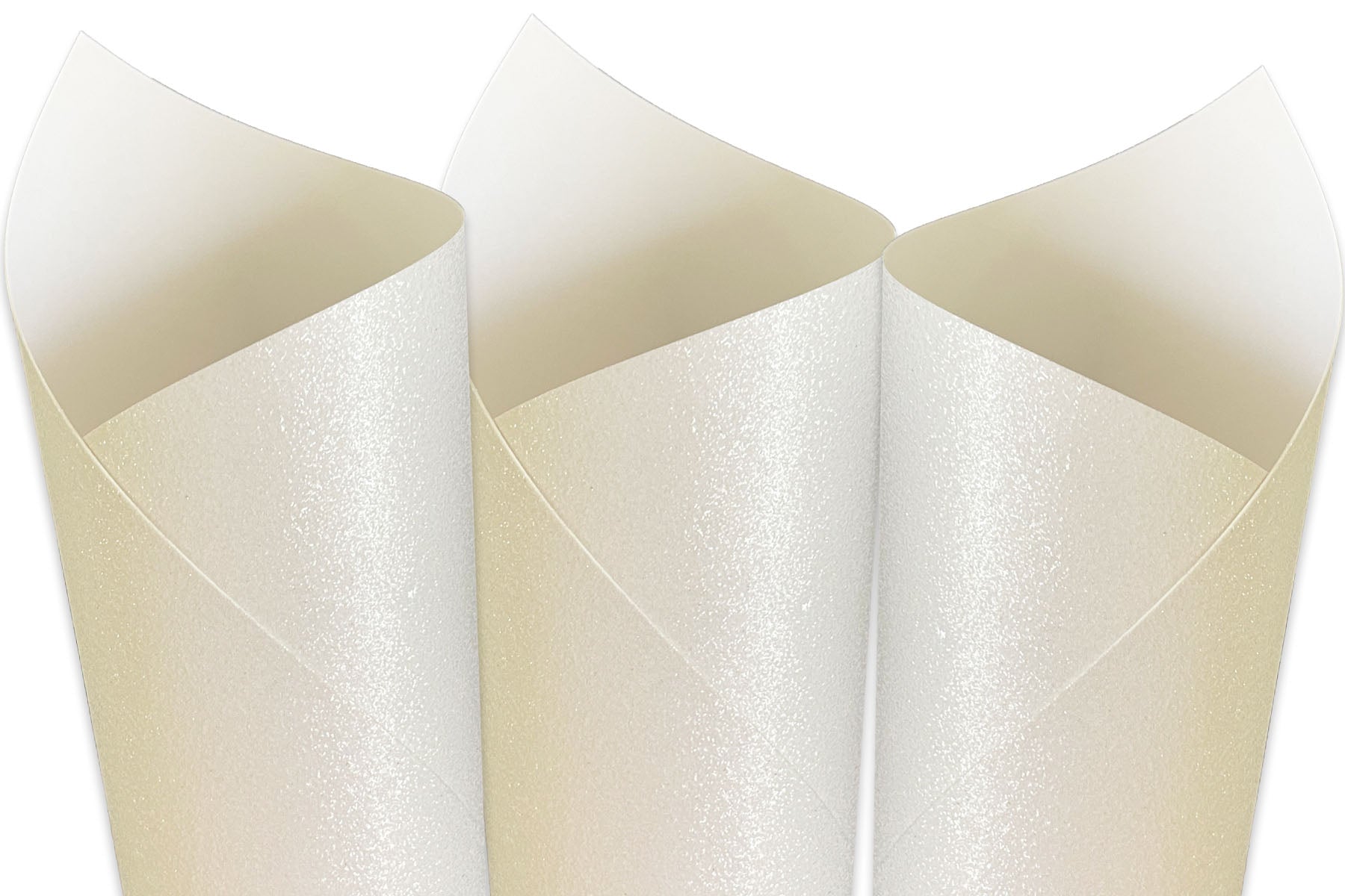 Heavyweight White Glitter Card Stock Paper for holiday paper crafts -  CutCardStock