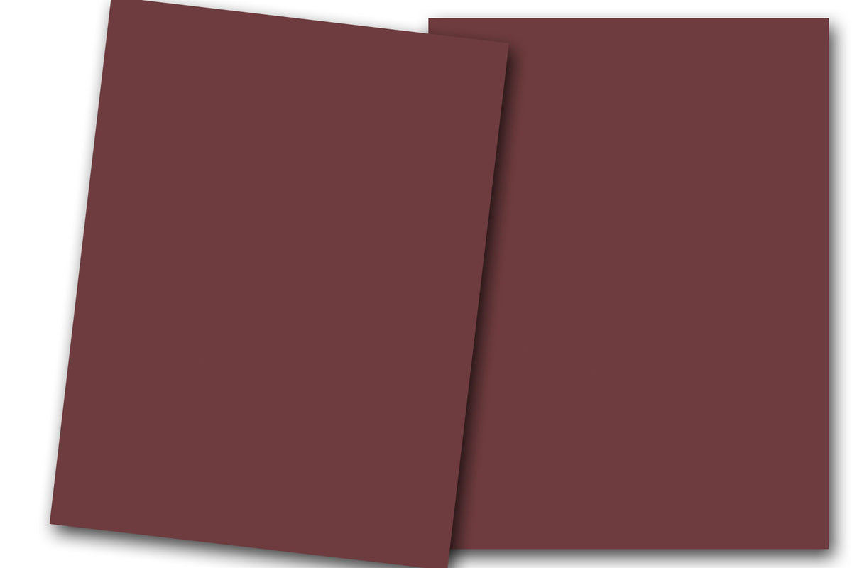 Burgundy Discount Card Stock