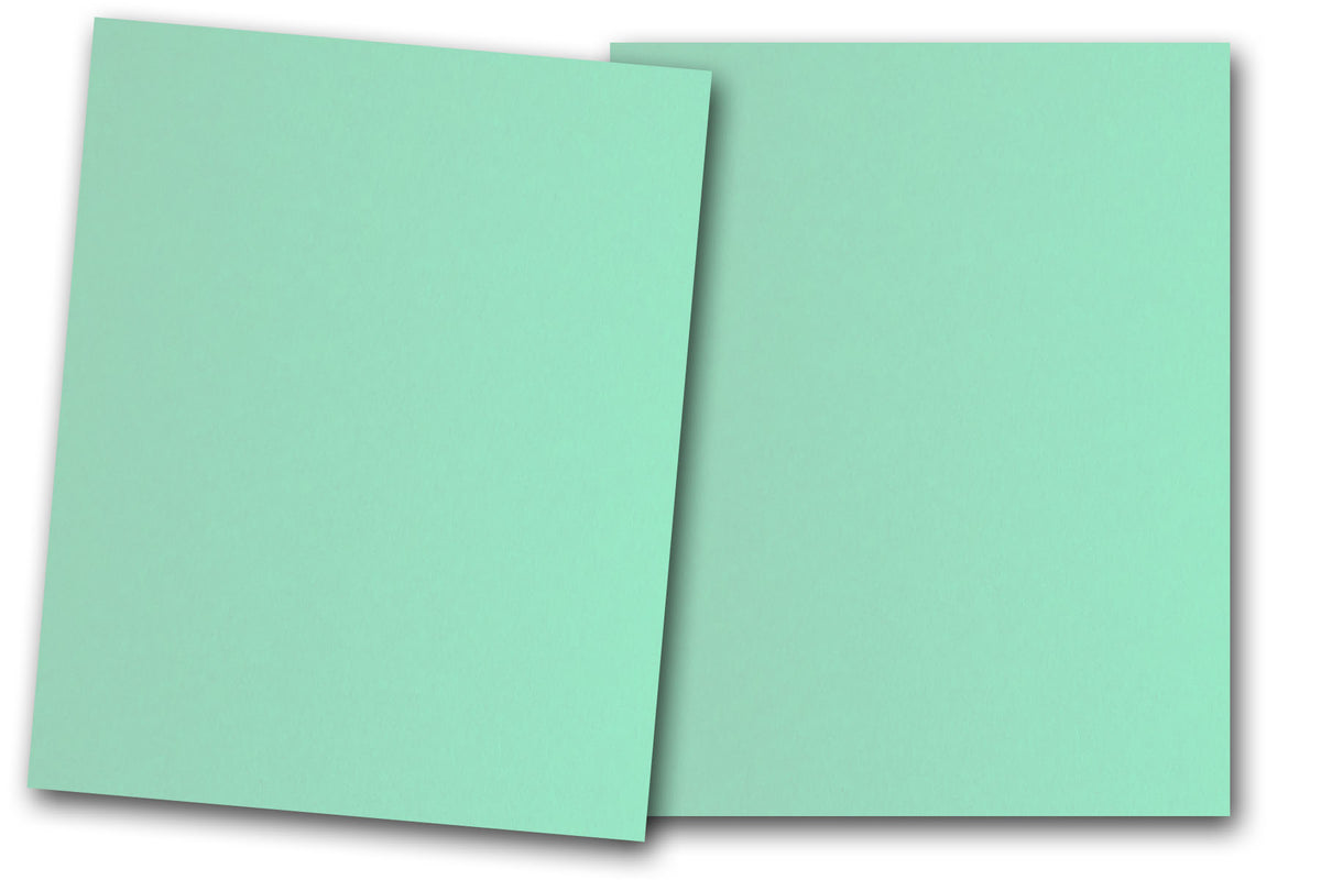 Aqua discount card stock