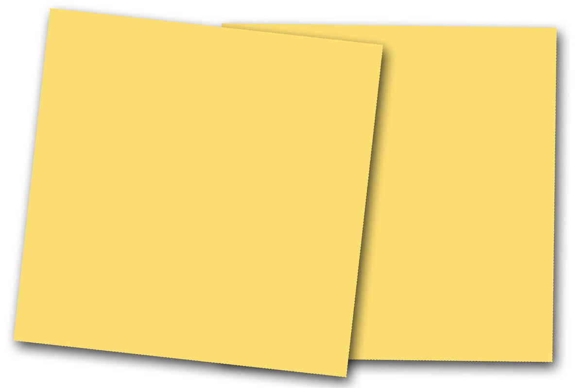 yellow 12x12 Discount Card Stock