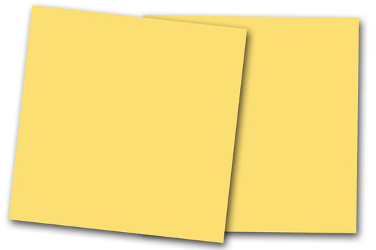 DCS Discount Card Stock: Light Yellow Card Stock