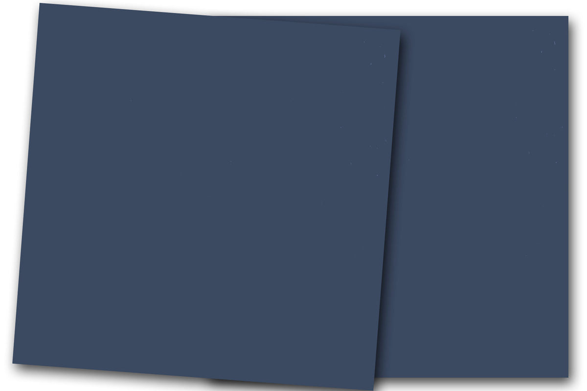 Navy 12x12 Discount Card Stock