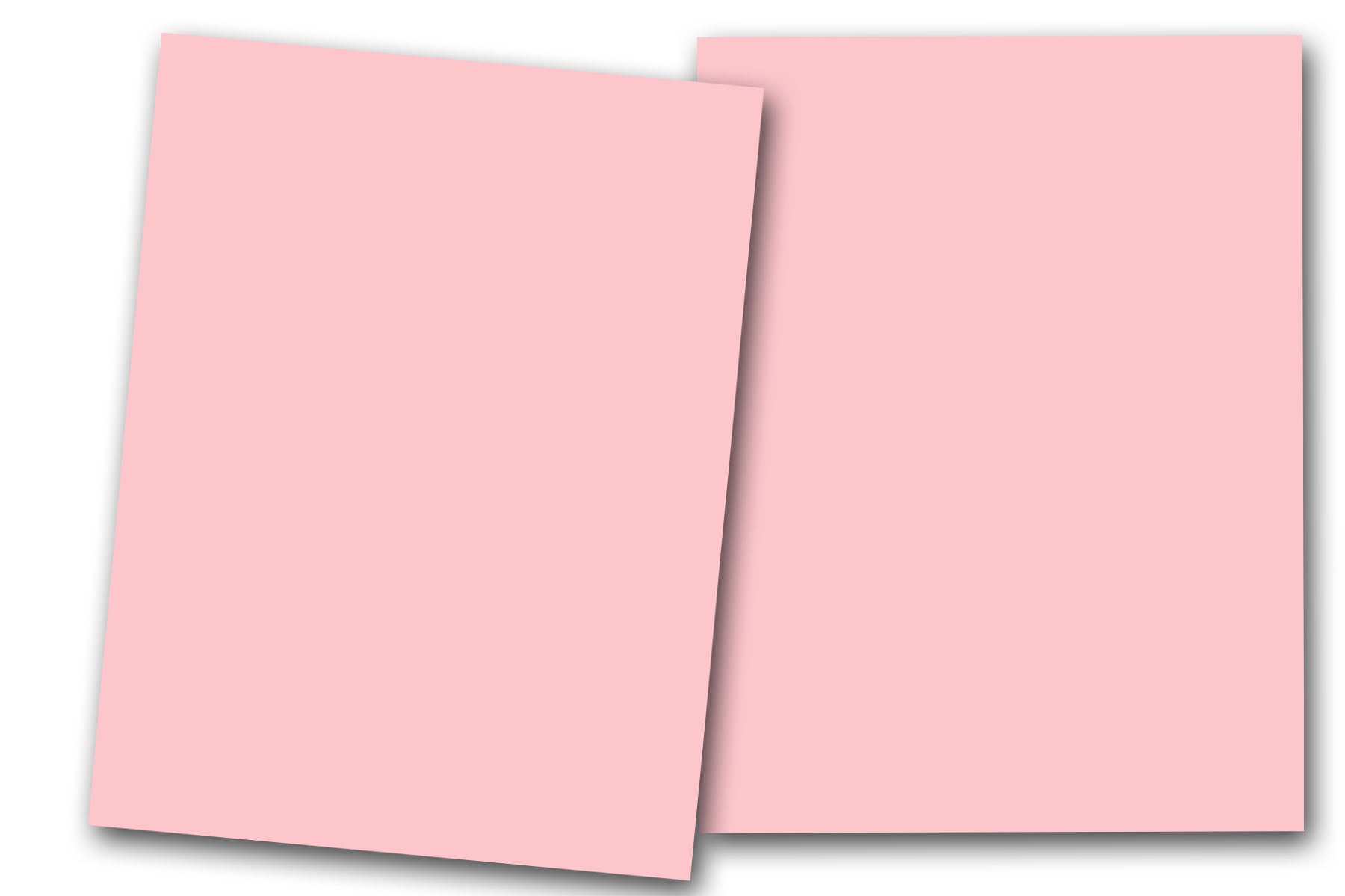 Basis Soft Pink Discount Card Stock for DIY wedding invitations -  CutCardStock