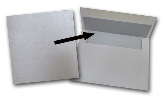 DIY Metallic A-7 Square Flap Envelope Liners - 50 pk