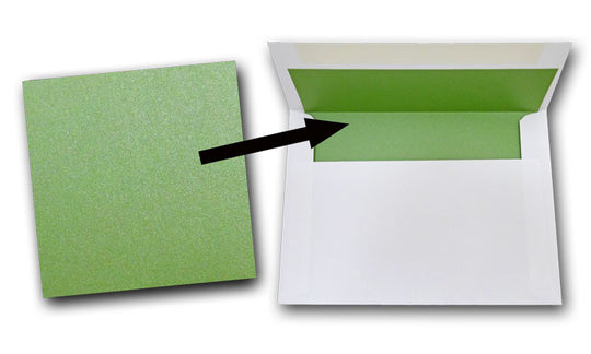 DIY Metallic A-7 Square Flap Envelope Liners - 50 pk