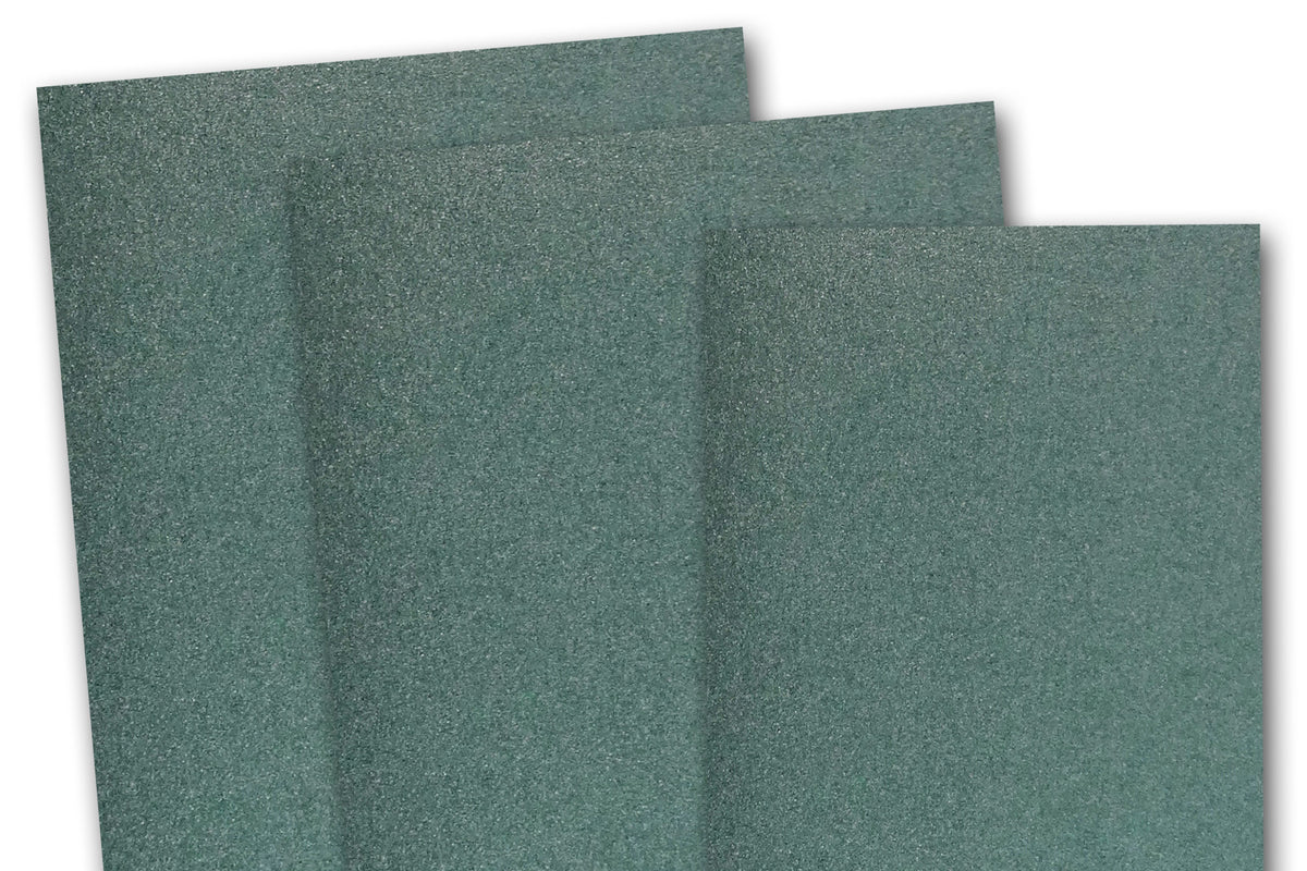 Metallic Green No. 10 Discount Card Stock