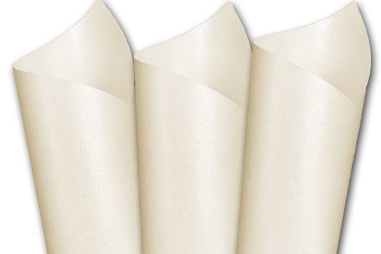 Stardream Metallic Sparkly Soft White ERIS 8.5 x 11 Card Stock