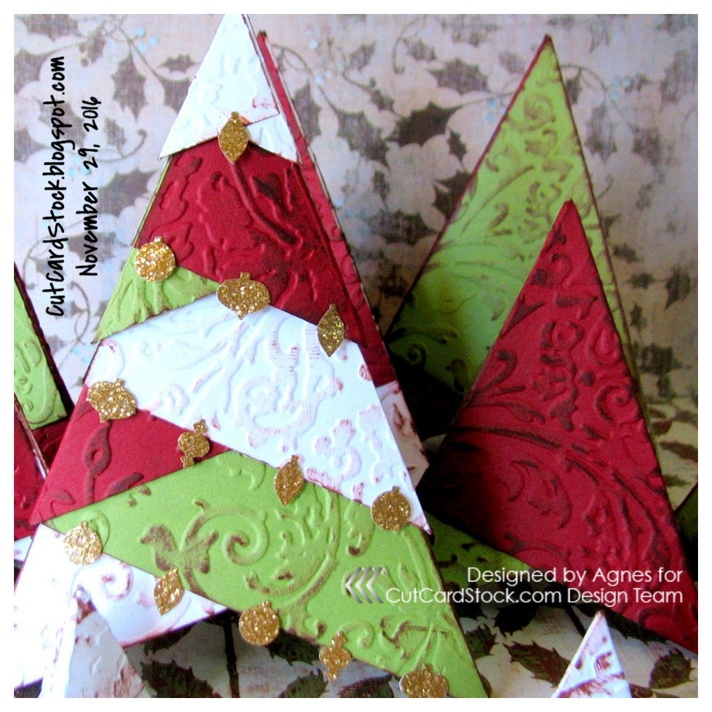 Holiday Red Discount Card Stock for DIY Cards and Diecutting - CutCardStock