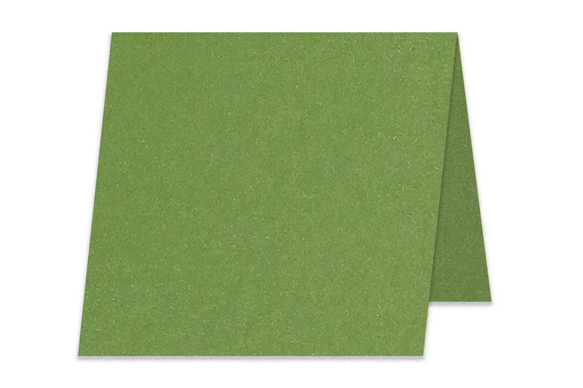Stardream Metallic Green 3x3 Blank Folded mini cards