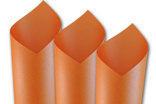 Stardream Metallic FLAME (orange) 105lb 8.5 x 11 Card Stock