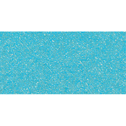 Silk Glitter Sparkling Water Aqua Discount Card stock 12x12