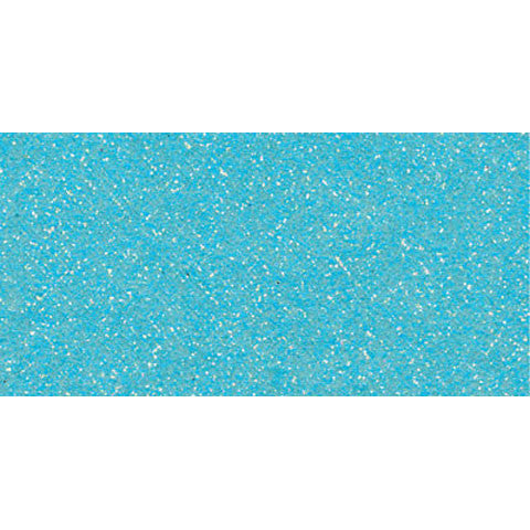 Silk Glitter Sparkling Water Aqua Discount Card stock 12x12