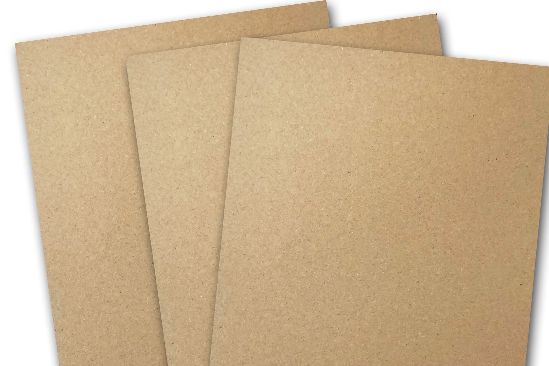 Glama Brown Kraft 8.5x11 Discount Card Stock