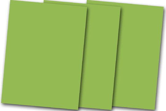 DCS Discount 8.5x11 Card Stock: Smooth Granny Smith Apple Green - 20 Sheets