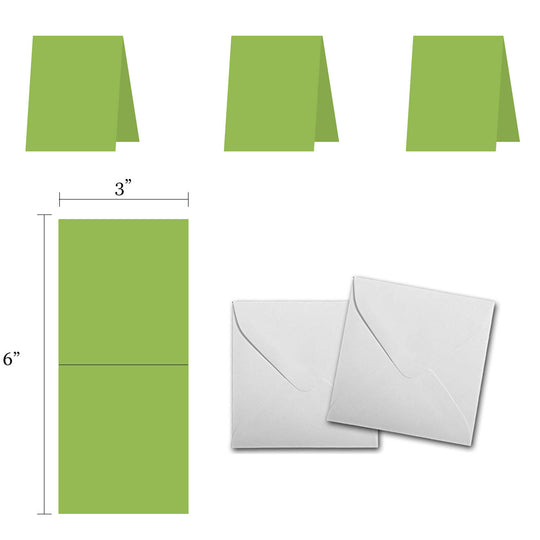 DCS Blank 3x3 Folded Discount Card Stock + Envelopes - 50 pack