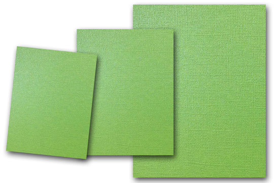 DCS Discount Card Stock: Textured Pearl Green Curry Card Stock