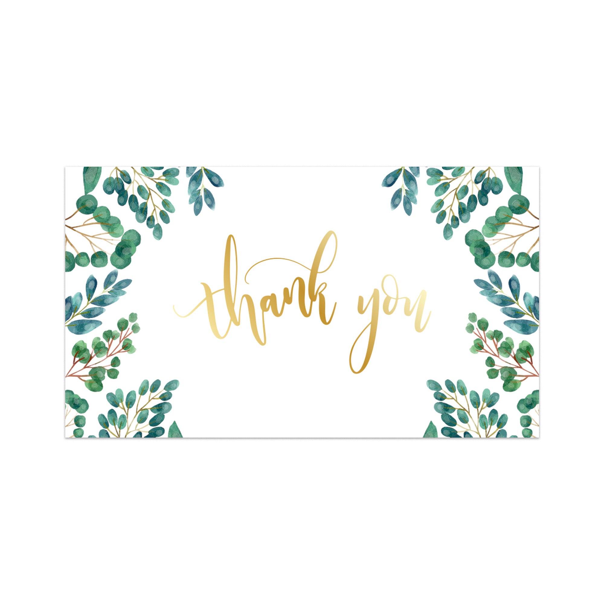 Thank You Cards Business 4x6  50 or 100 quantity packs