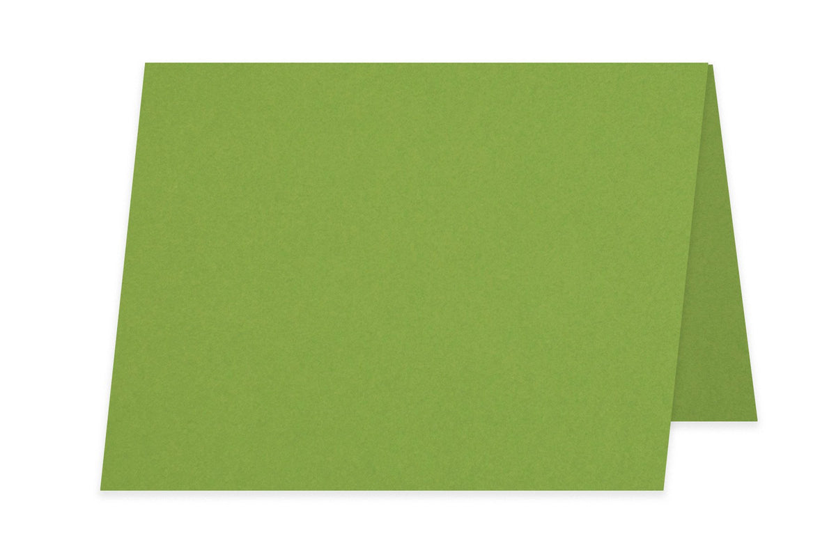 Blank 4x6 Folded Discount Card Stock - Green
