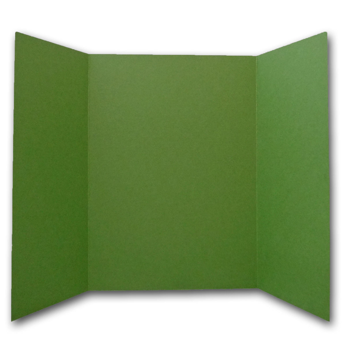 Green 5x7 Gate Fold Discount Card Stock for DIY Invitations