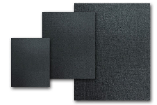 DCS Discount Card Stock: Pearlized Textured 4x6 inch Gunmetal Black - 80 pk