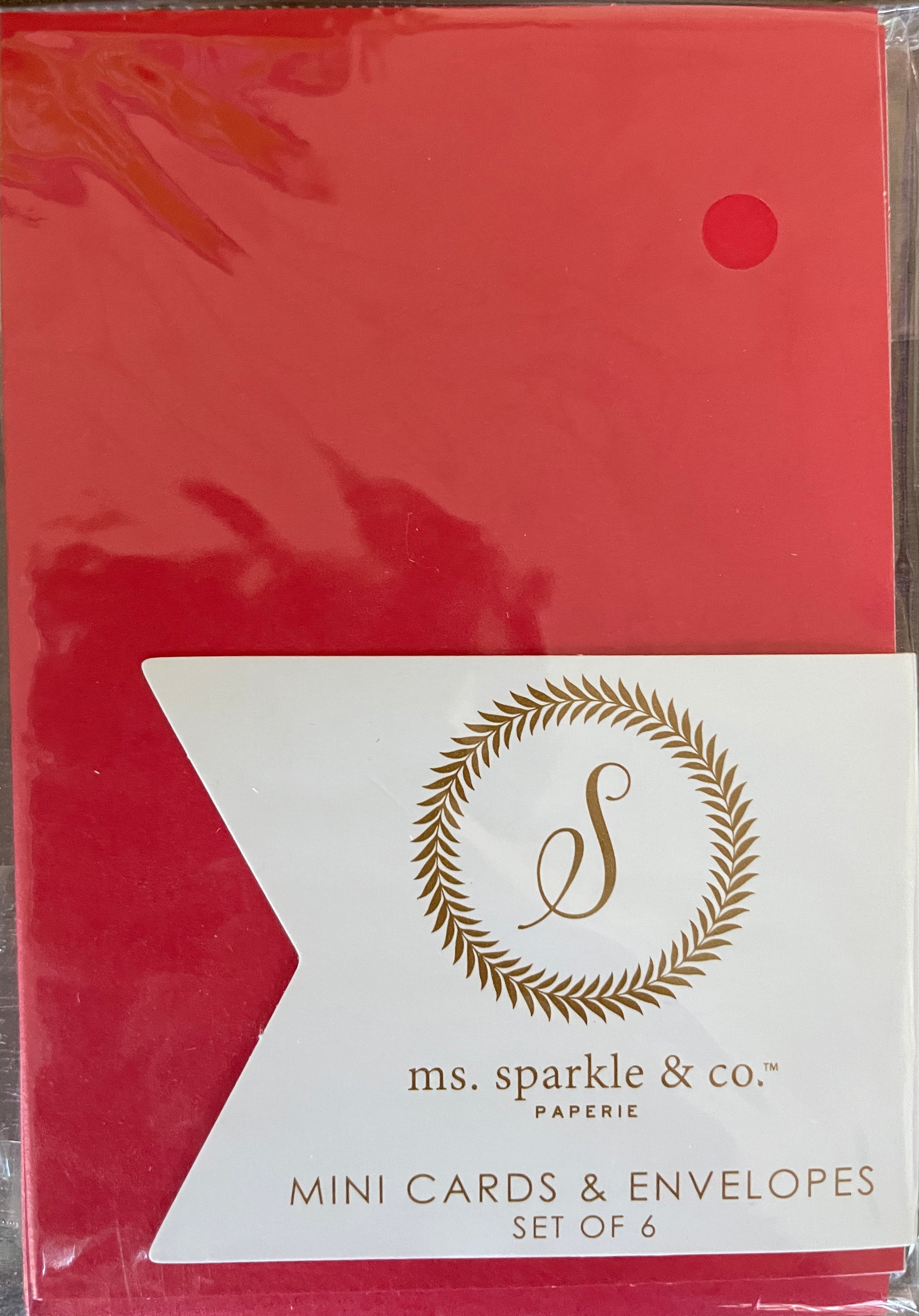 American Crafts Ms. Sparkles & Co. Paperie Cards and Tags Set - Stationery, Arts and Crafts Material - Fuchsia
