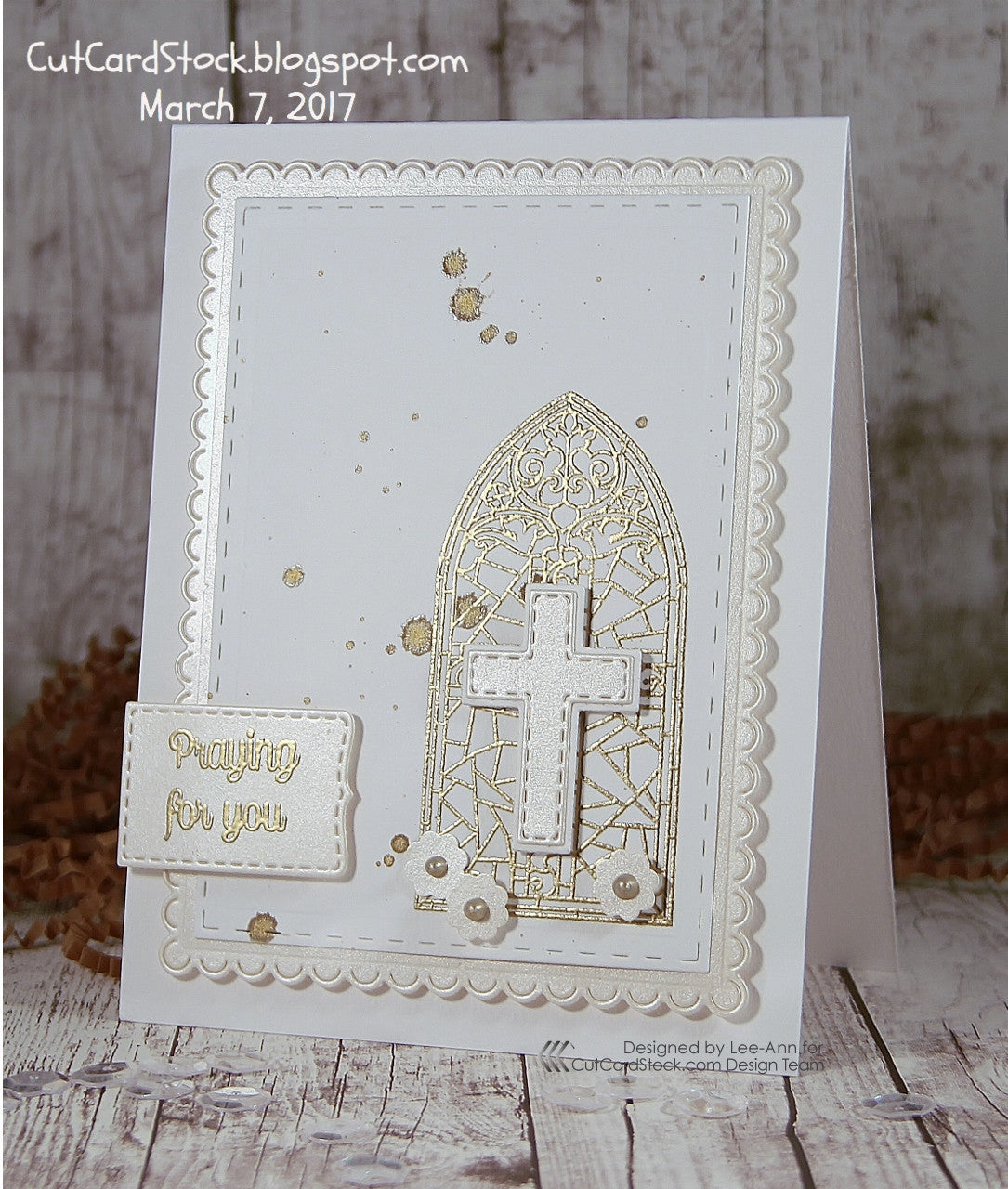 Ivory Card Stock with a Soft Shimmer is perfect for DIY Invitations -  CutCardStock