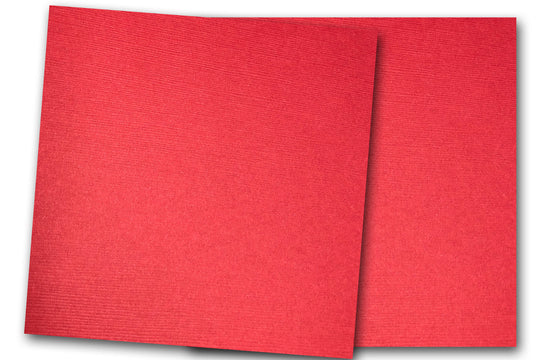 DCS Discount Card Stock: Textured Japanese Maple Red Card Stock