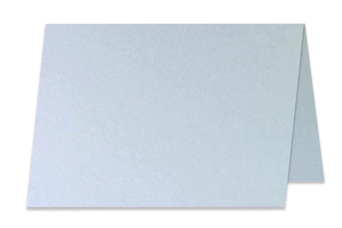 Blank 4x6 Folded Light Blue Discount Card Stock 