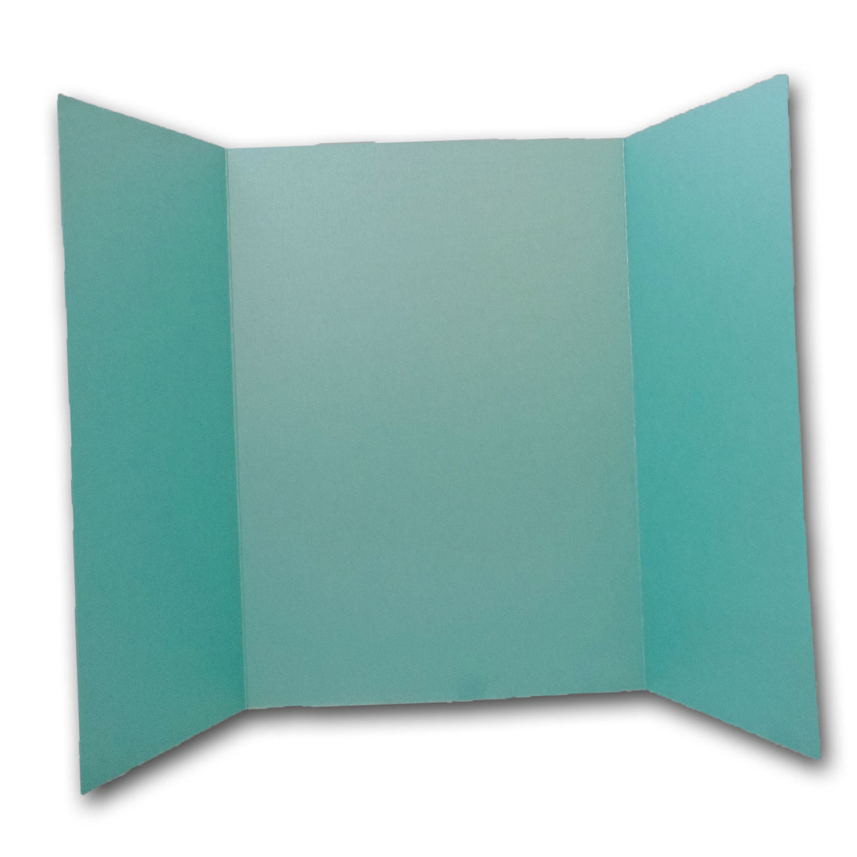 Shimmery Blue Green Aqua 5x7 Gatefold Discount Card Stock DIY Invitations