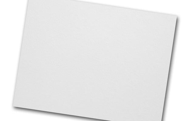 Cotton Bright White RSVP A1 Discount Card Stock for Letterpress