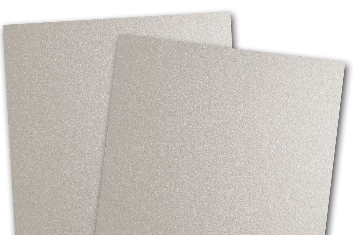 Shimmery Metallic Ivory Paper for Card Making, Printing and Paper flowers