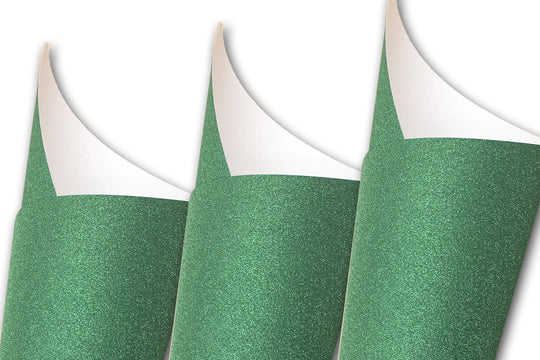 MirriSparkle Glitter Evergreen 16 pt 8.5x11 Card Stock