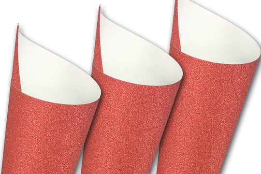 MirriSparkle Glitter Red 16 pt 8.5x11 Card Stock