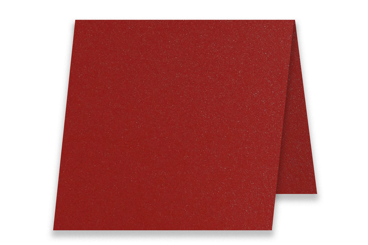 Stardream Metallic Maroon 5x5 Blank Folded mini cards