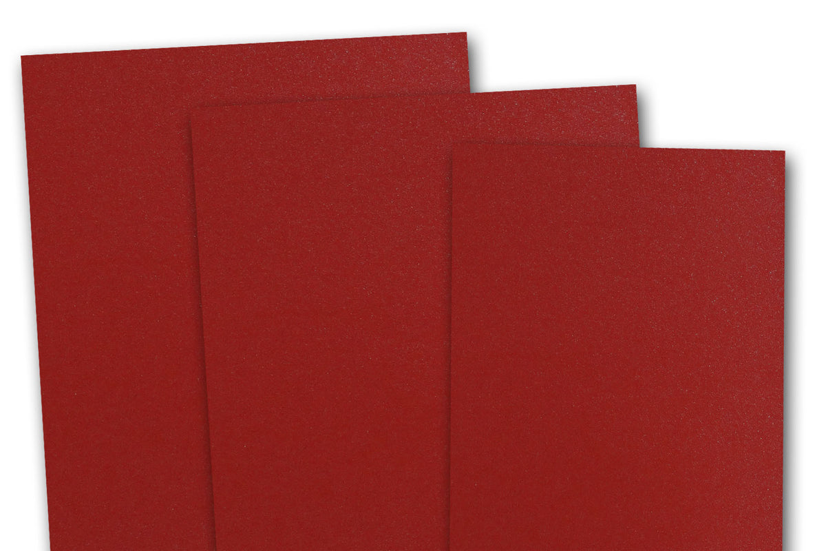 Metallic Maroon A9 Discount Card Stock