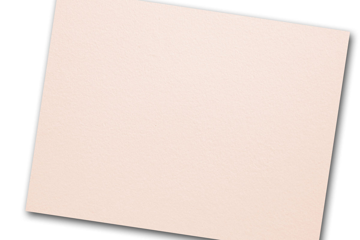 Blush Cotton Discount Card Stock