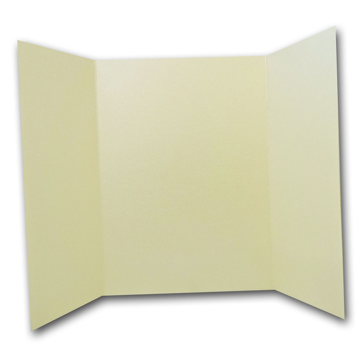 Shimmery Ivory  5x7 Gatefold Discount Card Stock DIY Invitations